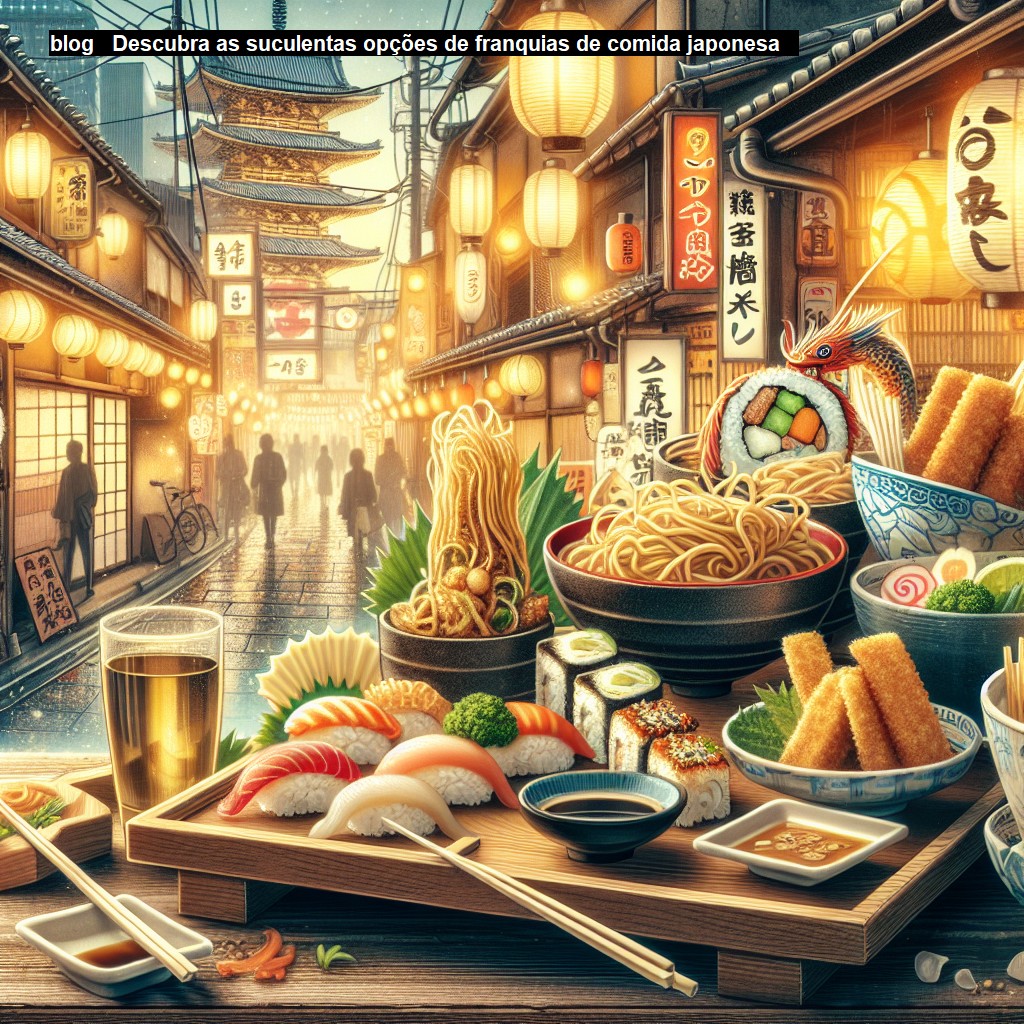   Descubra as suculentas opções de franquias de comida japonesa   