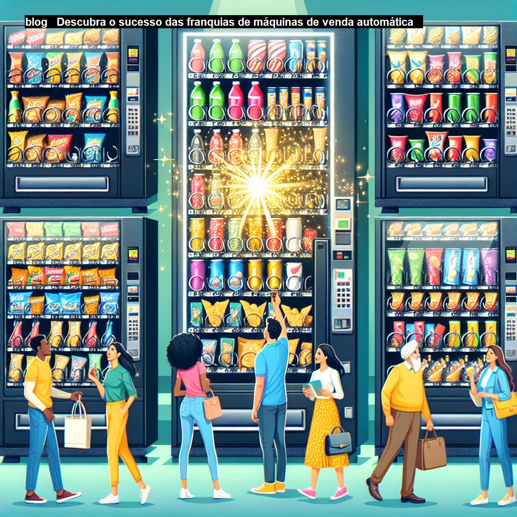   Descubra o sucesso das franquias de máquinas de venda automática   