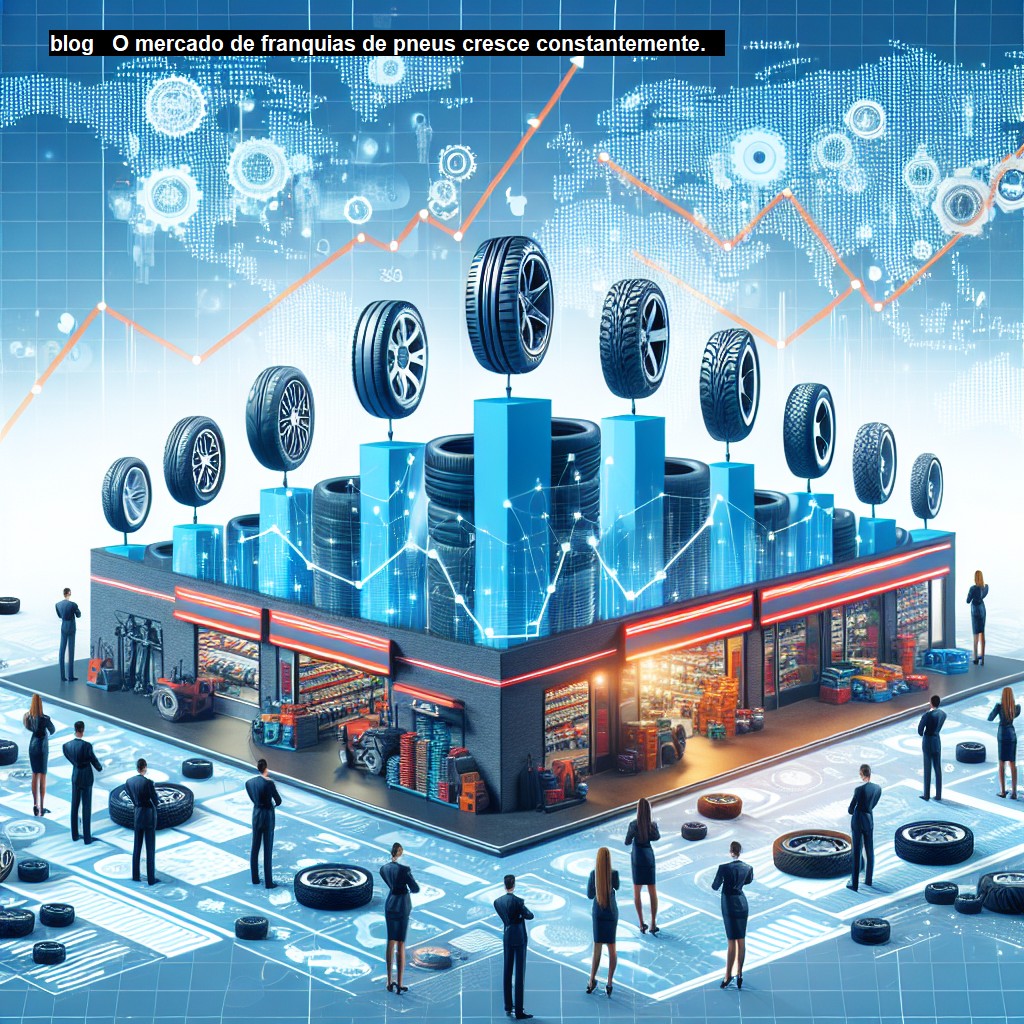   O mercado de franquias de pneus cresce constantemente.   