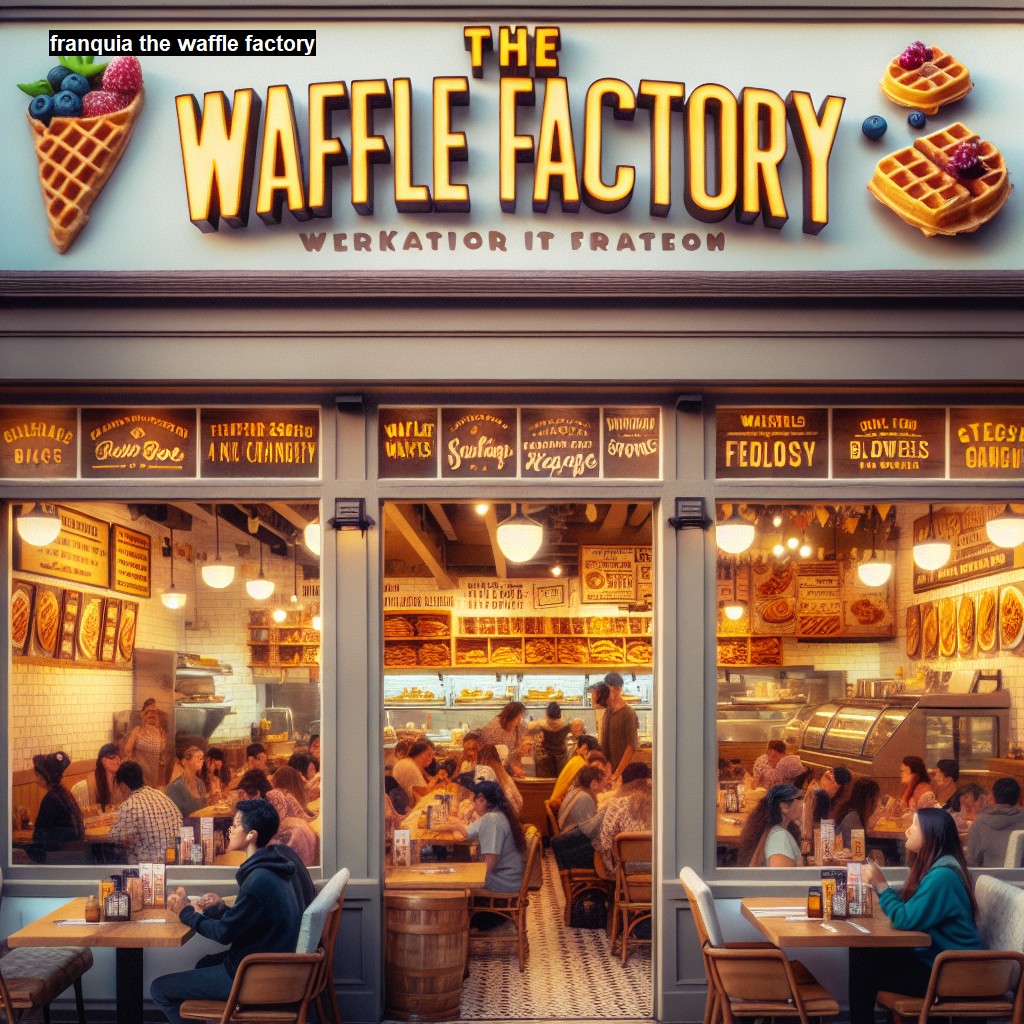 Franquia THE WAFFLE FACTORY - Saiba tudo aqui |LBF