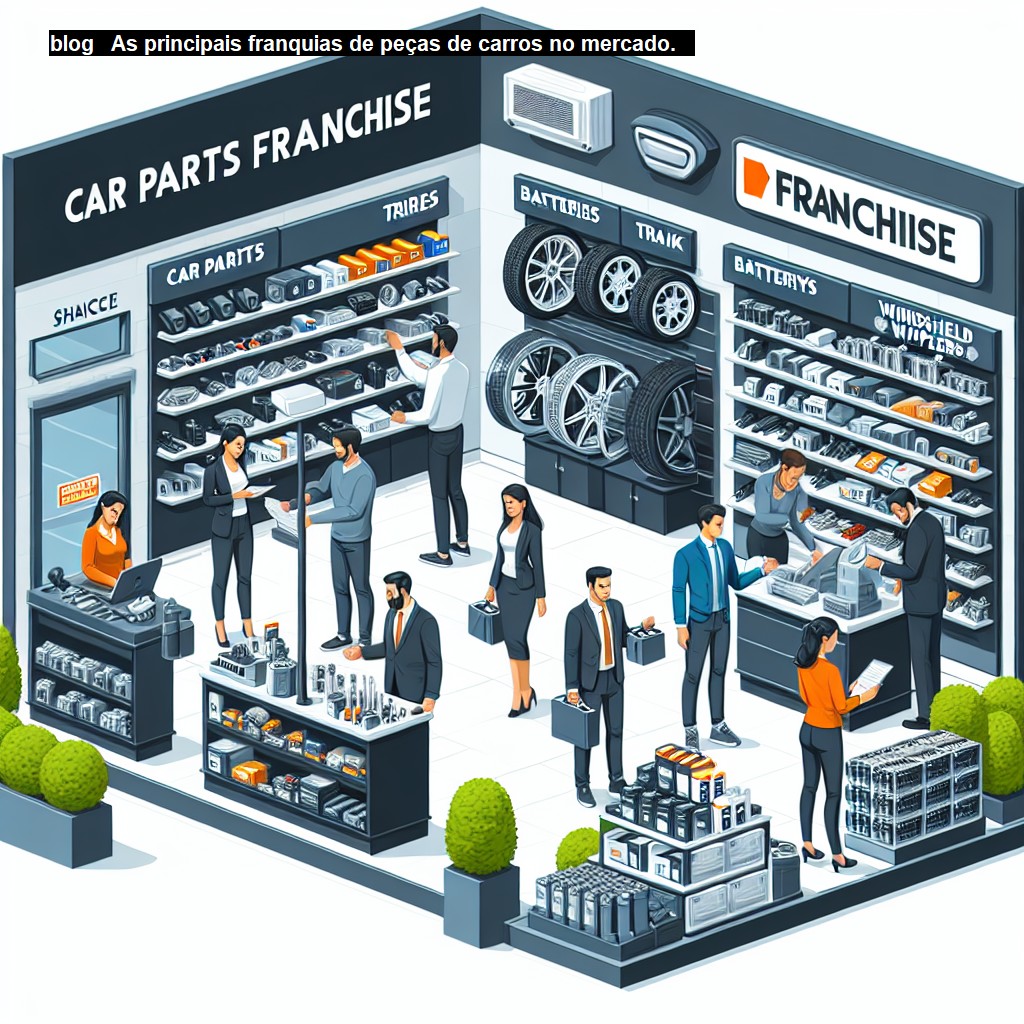   As principais franquias de peças de carros no mercado.   