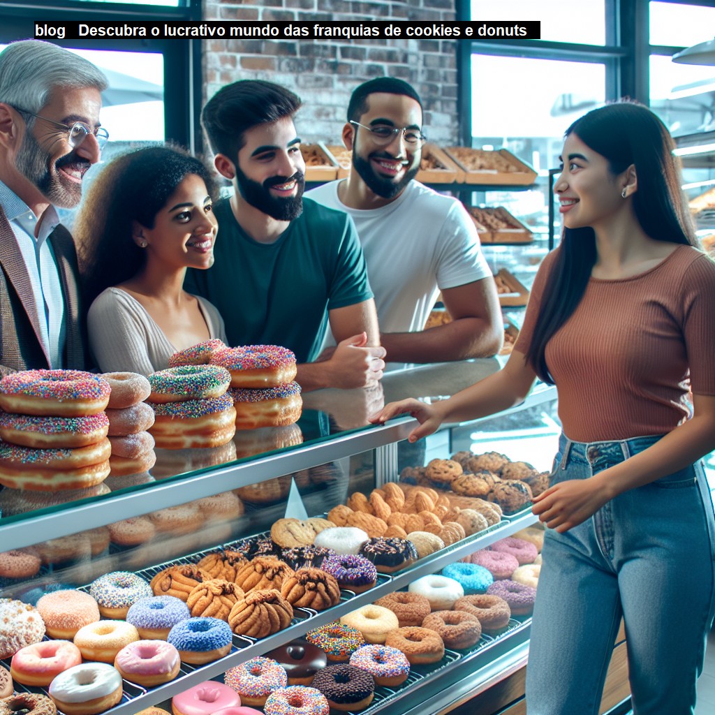   Descubra o lucrativo mundo das franquias de cookies e donuts   