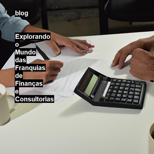   Explorando o Mundo das Franquias de Finanças e Consultorias  