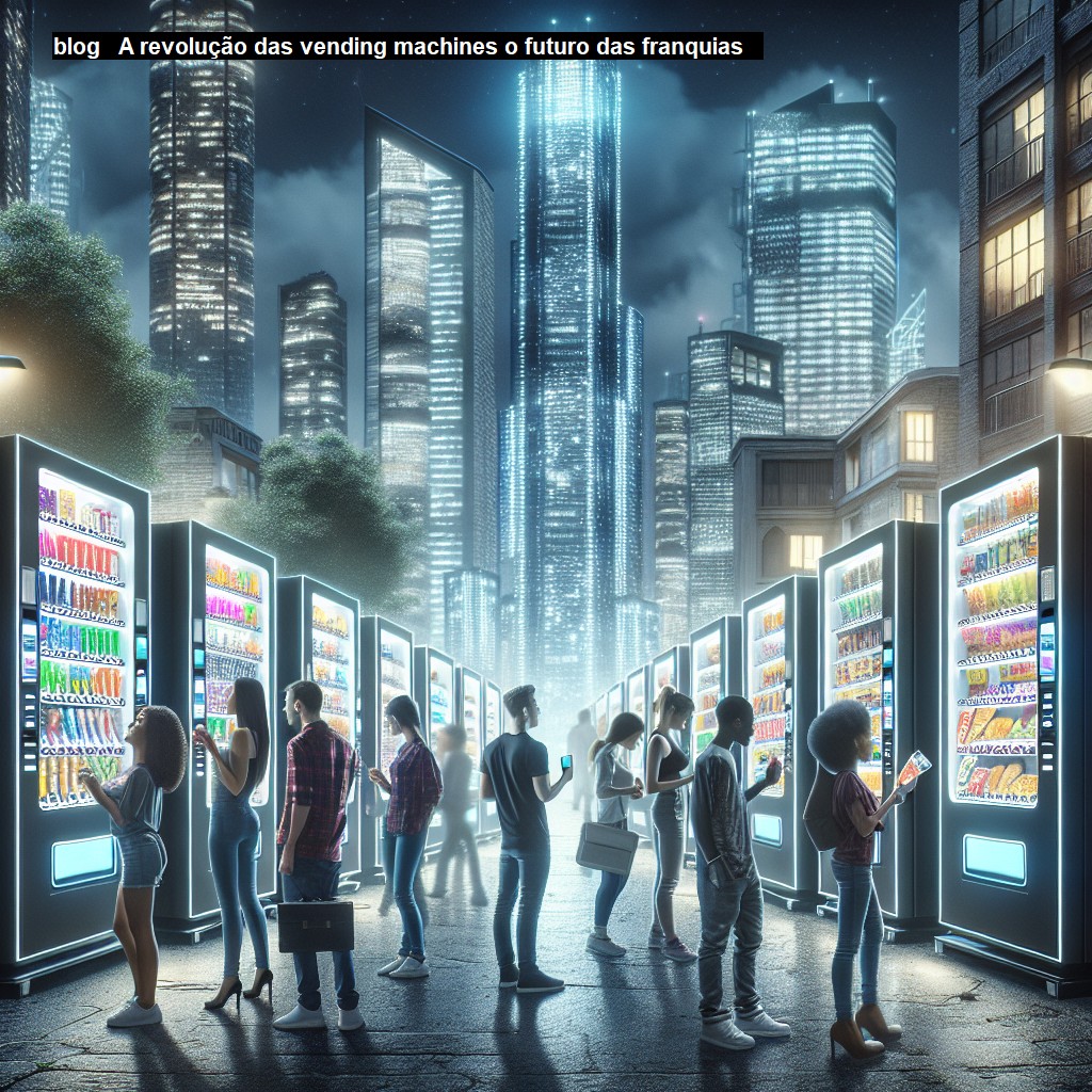   A revolução das vending machines o futuro das franquias   