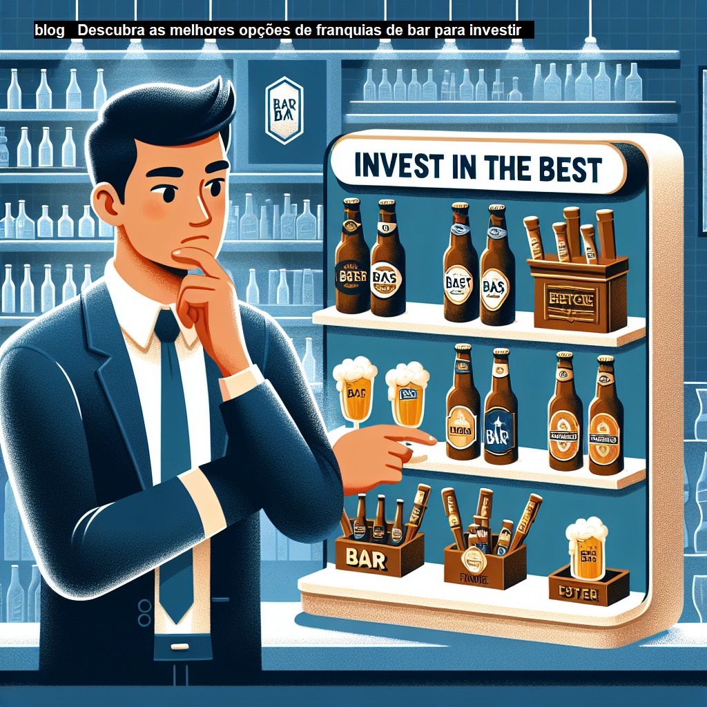   Descubra as melhores opções de franquias de bar para investir   