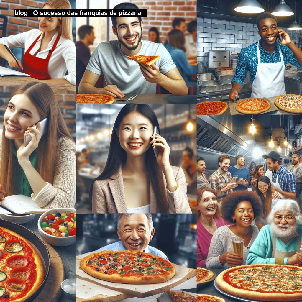   O sucesso das franquias de pizzaria   
