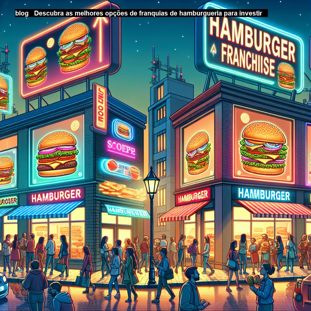   Descubra as melhores opções de franquias de hamburgueria para investir   