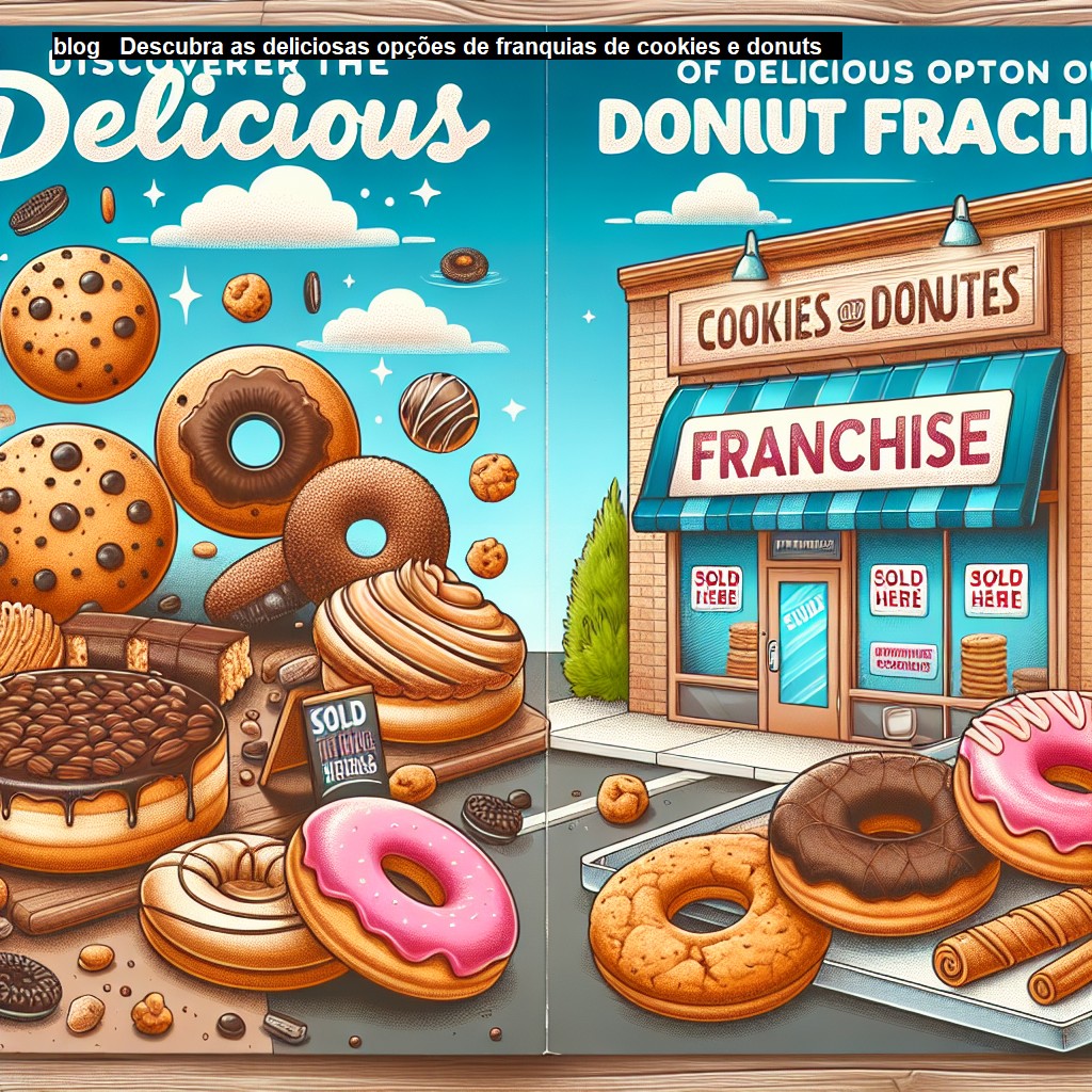   Descubra as deliciosas opções de franquias de cookies e donuts   