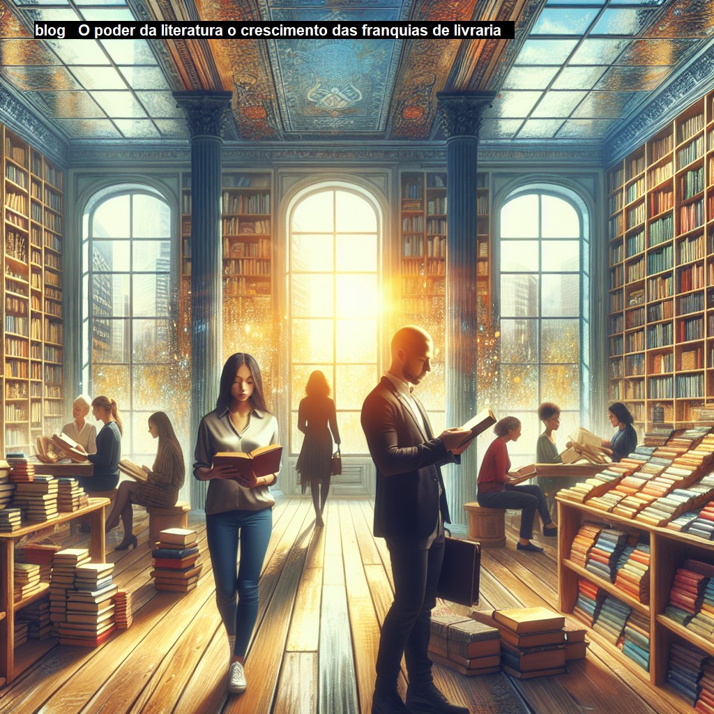   O poder da literatura o crescimento das franquias de livraria   